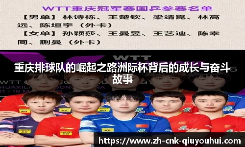 重庆排球队的崛起之路洲际杯背后的成长与奋斗故事